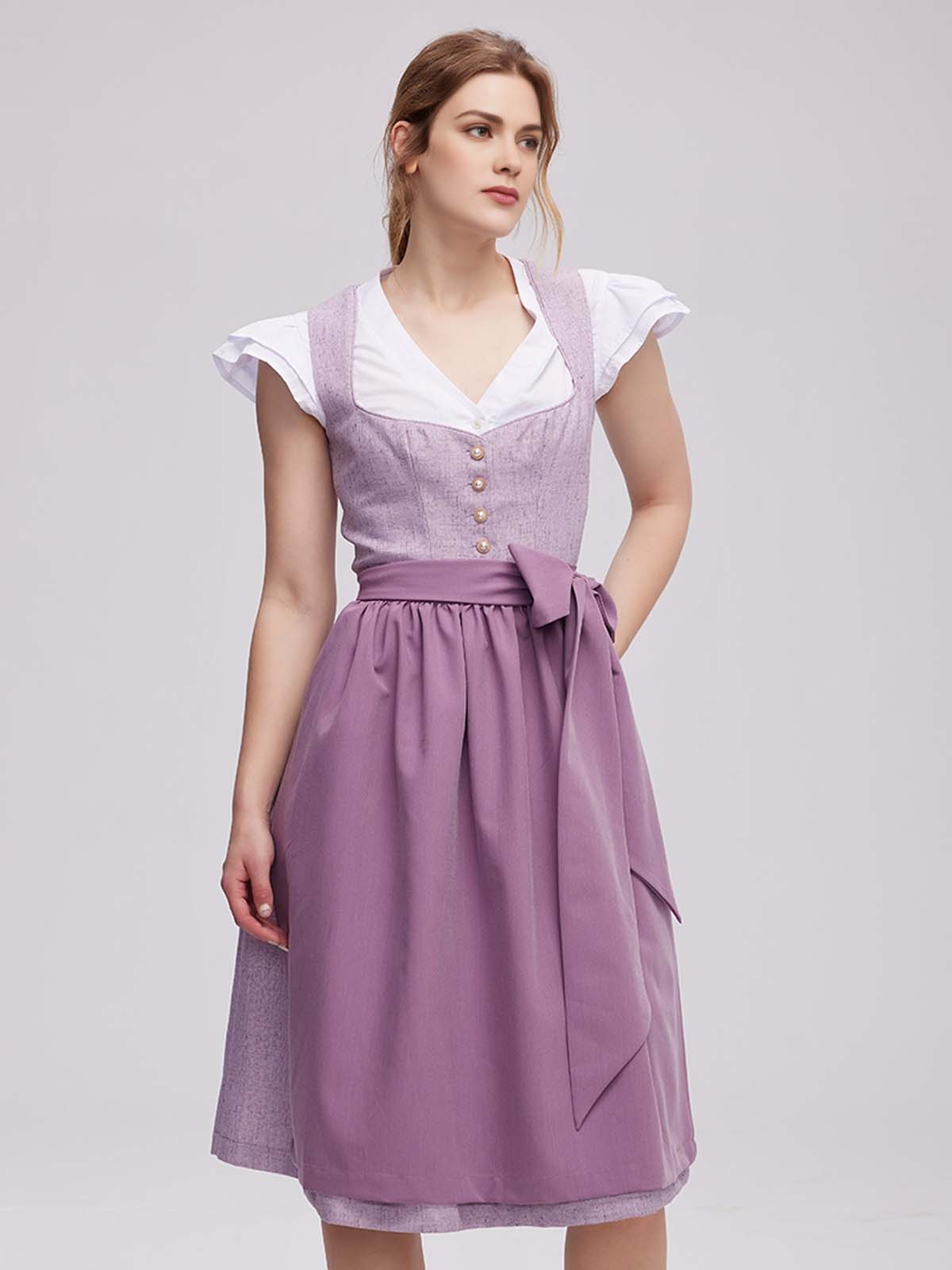 Dirndl in Lila – perfekt für jede Figur
