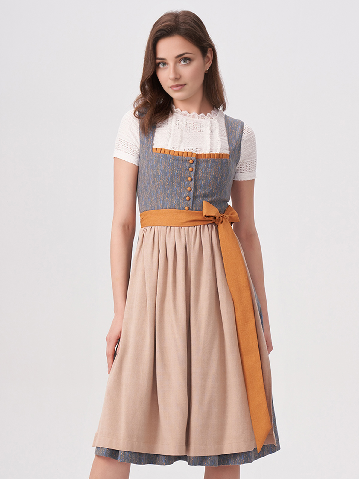 Dirndl in Blau – ein Beispiel für klassische Farbvariationen