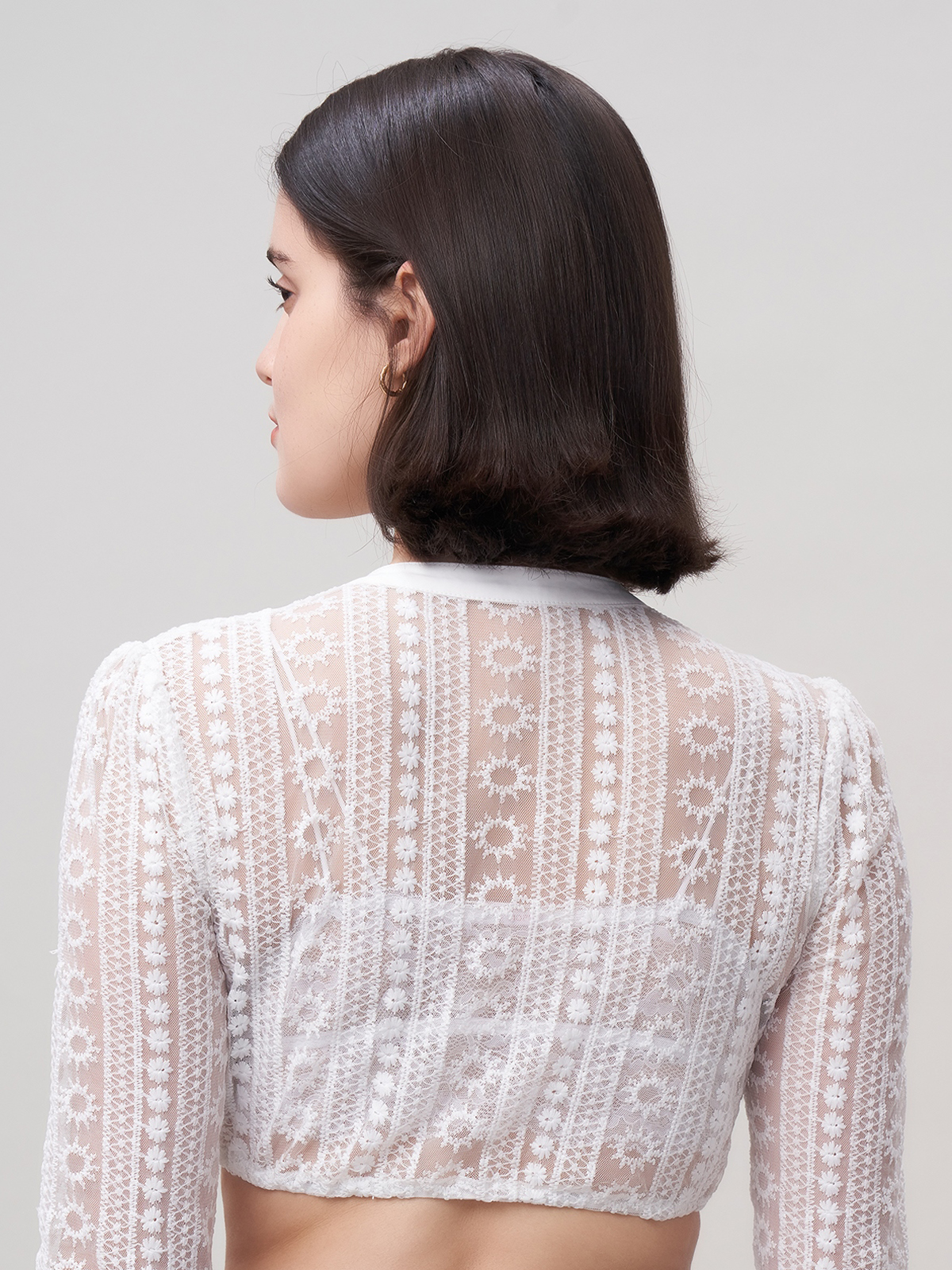 Dirndlbluse in Altrosa