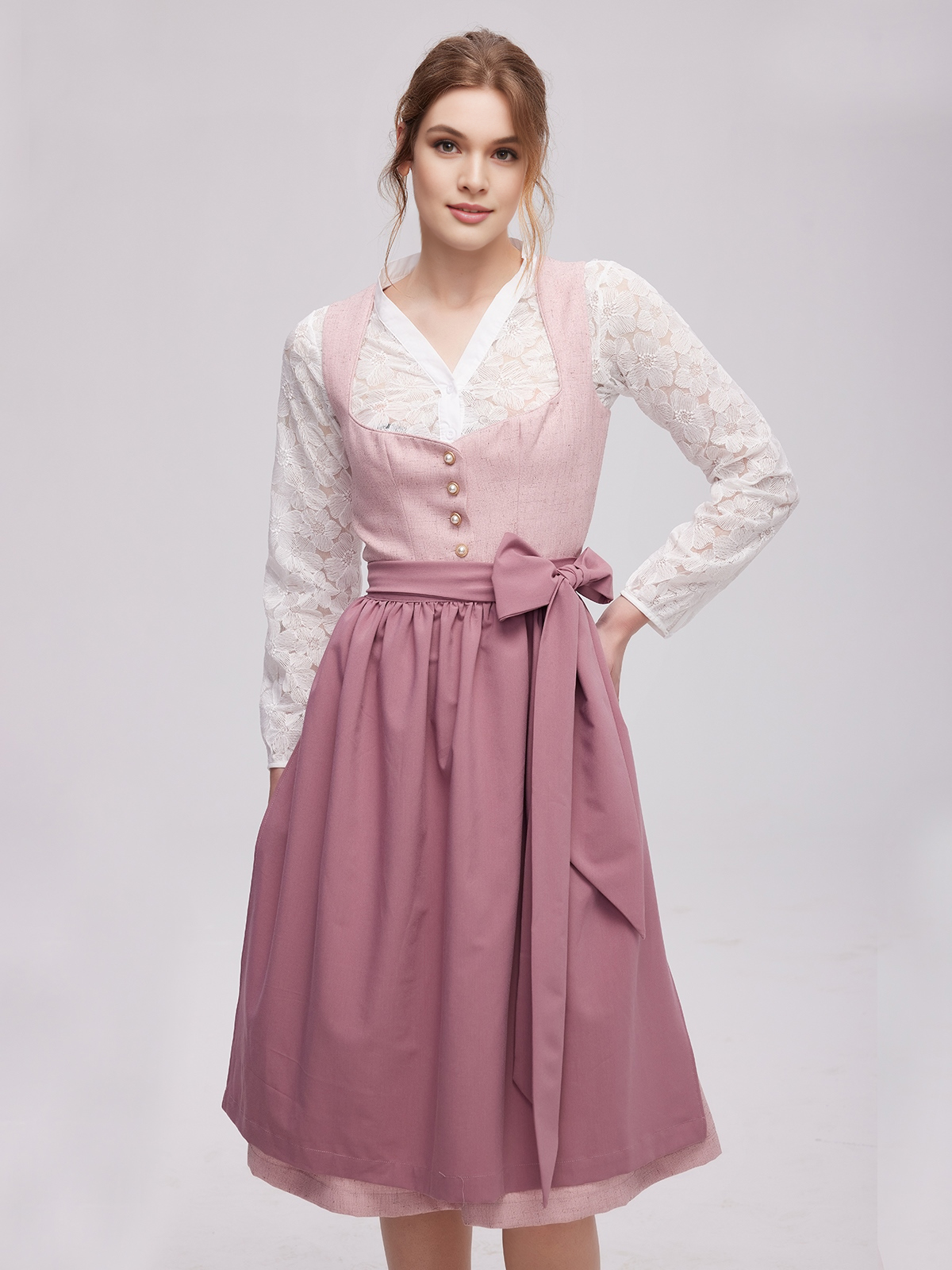 Ehreer Dirndl in Rosa